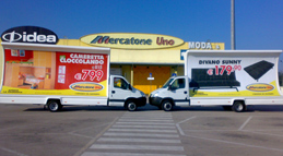 Affittiamo e noleggiamo posterbus, Trotter, Camion vela, visita la pagina del parco macchine